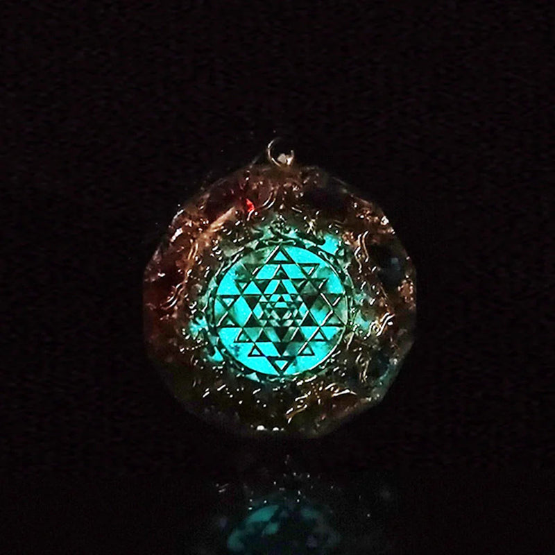 Reiki Yoga Orgonite Pendant Healing Crystal 7 Chakra Orgone Luminous Necklace Meditation Women Necklaces Protection-Health Wisdom™