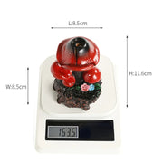 Resin Mushroom Waterfall Backflow Incense Burner Flowers Pond Incense Holder for Home Relaxation Halloween &Easter Decorations-Health Wisdom™