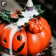 Resin Pumpkin Handicraft Home Ornaments Waterfall Backflow Incense Burner-Health Wisdom™