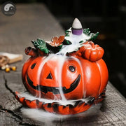 Resin Pumpkin Handicraft Home Ornaments Waterfall Backflow Incense Burner-Health Wisdom™