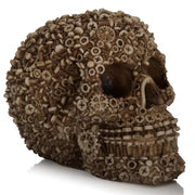 Resin Screw Gear Mechanical Style Skull Decorative Crafts Ornament Home Decor Statue Halloween Decoration Sculpture Skull Statue-Health Wisdom™