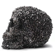 Resin Screw Gear Mechanical Style Skull Decorative Crafts Ornament Home Decor Statue Halloween Decoration Sculpture Skull Statue-Health Wisdom™