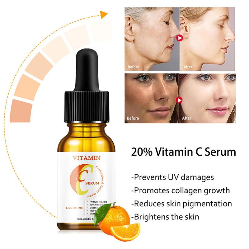 Retinol Serum Anti Wrinkle Fade Dark Spots Vitamin C Facial Serum Whiten Face Skincare Essence Skin Care Products-Health Wisdom™