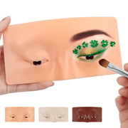 Reusable 5D Cosmetic Makeup Practice Mask Board Pad Skin Eye Face Solution Makeup Mannequin Silicone for Training Supplies-Health Wisdom™