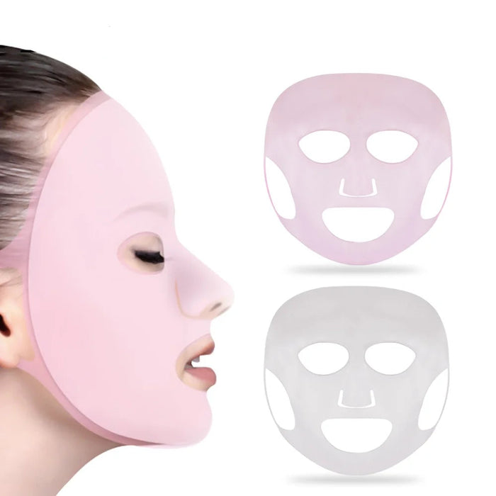 Reusable Silicone Face Mask Cover Hydrating Moisturizing Masks For Sheet Prevent Evaporation Steam Beauty Skin Care Products-Health Wisdom™