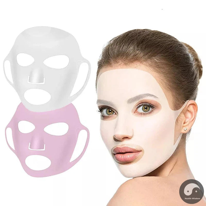 Reusable Silicone Face Mask Cover Hydrating Moisturizing Masks For Sheet Prevent Evaporation Steam Beauty Skin Care Products-Health Wisdom™