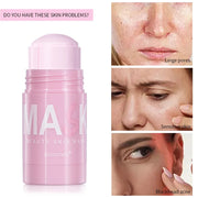 Rose Green Tea Solid Clay Face Mask Stick Moisturizing Hydrating Anti Acne Removal Blackhead Facial Mud Masks Skin Care Products-Health Wisdom™