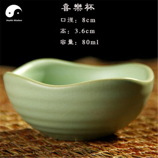 Ru Ceramic Tea Cups 2pcs, Xile Cup 80ml