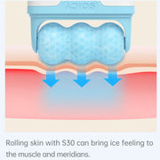 SOICY S30 Ice Roller for Face Eye Massage Tool Double Head Portable Cooling Face Massager Cold Facial Rolling Body Maderotherapy-Health Wisdom™
