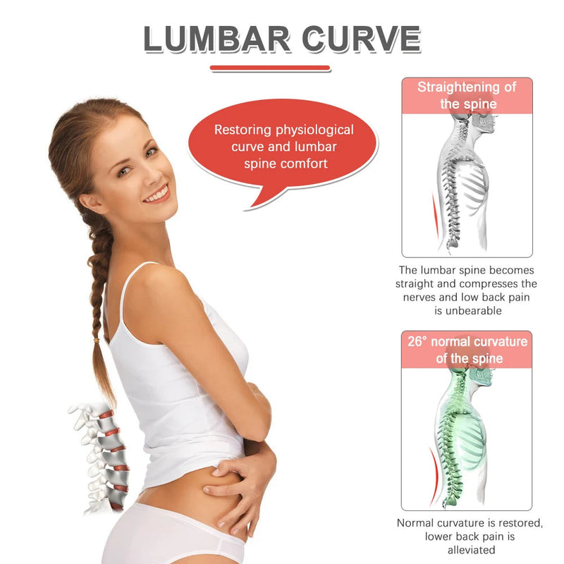 Self-Heating Decompression Lumbar Back Belt Waist Belt Lower Back Support Brace Disc Herniation Spine Orthopedic Pain Relief-Health Wisdom™