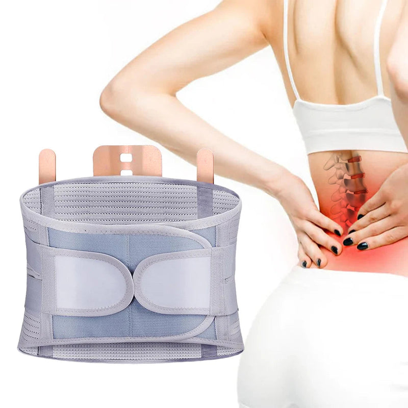 Self-Heating Decompression Lumbar Back Belt Waist Belt Lower Back Support Brace Disc Herniation Spine Orthopedic Pain Relief-Health Wisdom™