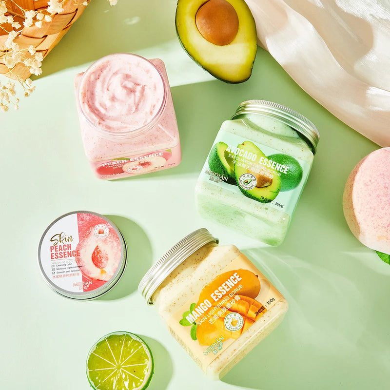 Shea Butter Exfoliating Body Scrub skincare Exfoliant Cream for Body Bath Salt Back Foot Hand Body Exfoliator Skin Care Products-Health Wisdom™