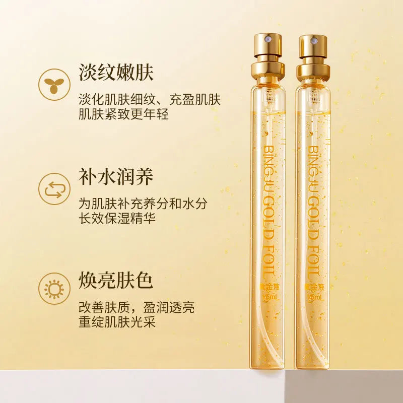 Silk Gold Protein Line Carving Anti Aging Essence Five-pieces Set Serum Firming Fade Fine Wrinkle Skin Care Set-Health Wisdom™