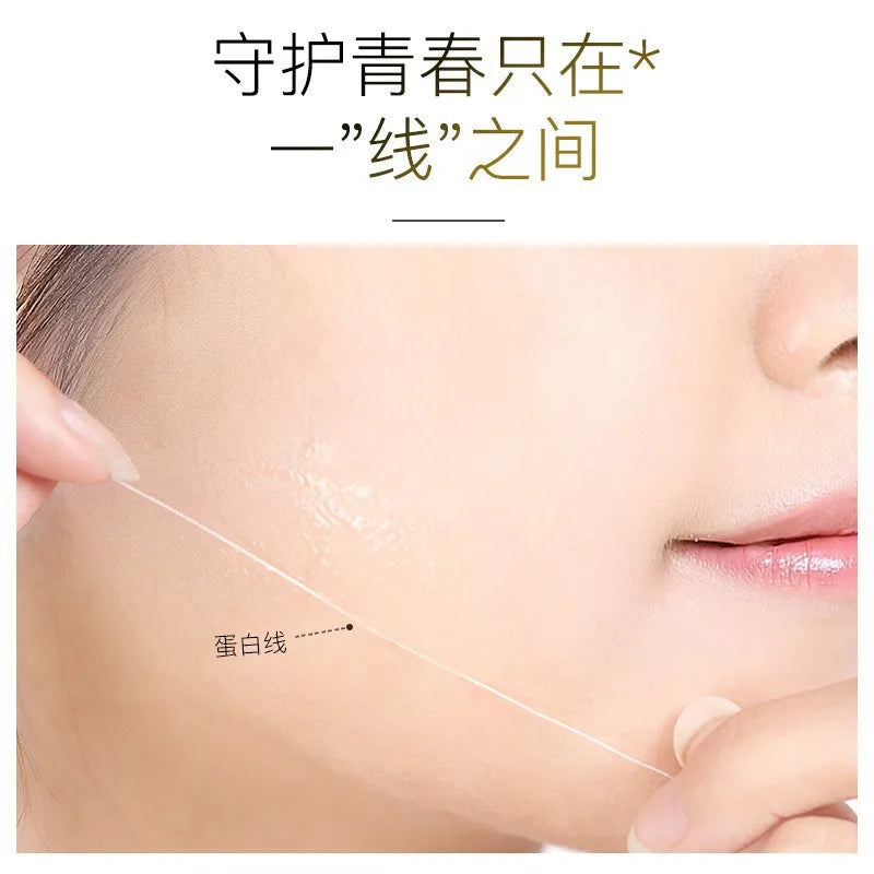 Silk Gold Protein Line Carving Anti Aging Essence Five-pieces Set Serum Firming Fade Fine Wrinkle Skin Care Set-Health Wisdom™