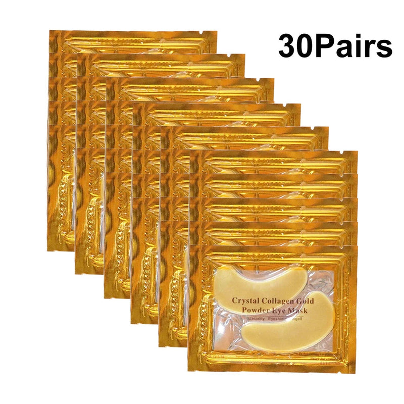Skin Care Crystal Eye Patches Fade Dark Circles Gold Collagen Eye Mask Keep Moisturizing Firming Skin Anti Aging Wrinkle-Health Wisdom™