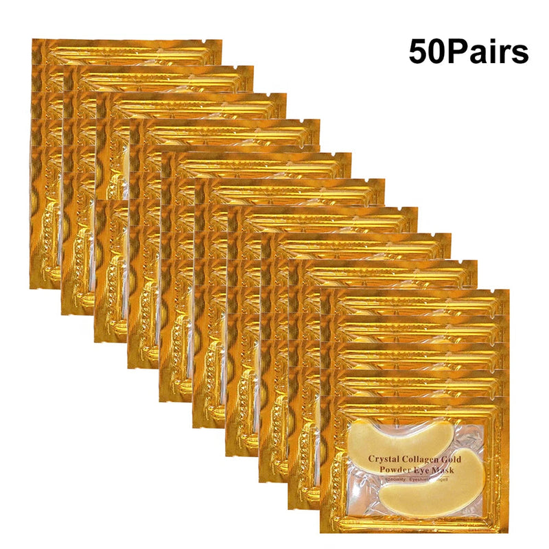 Skin Care Crystal Eye Patches Fade Dark Circles Gold Collagen Eye Mask Keep Moisturizing Firming Skin Anti Aging Wrinkle-Health Wisdom™