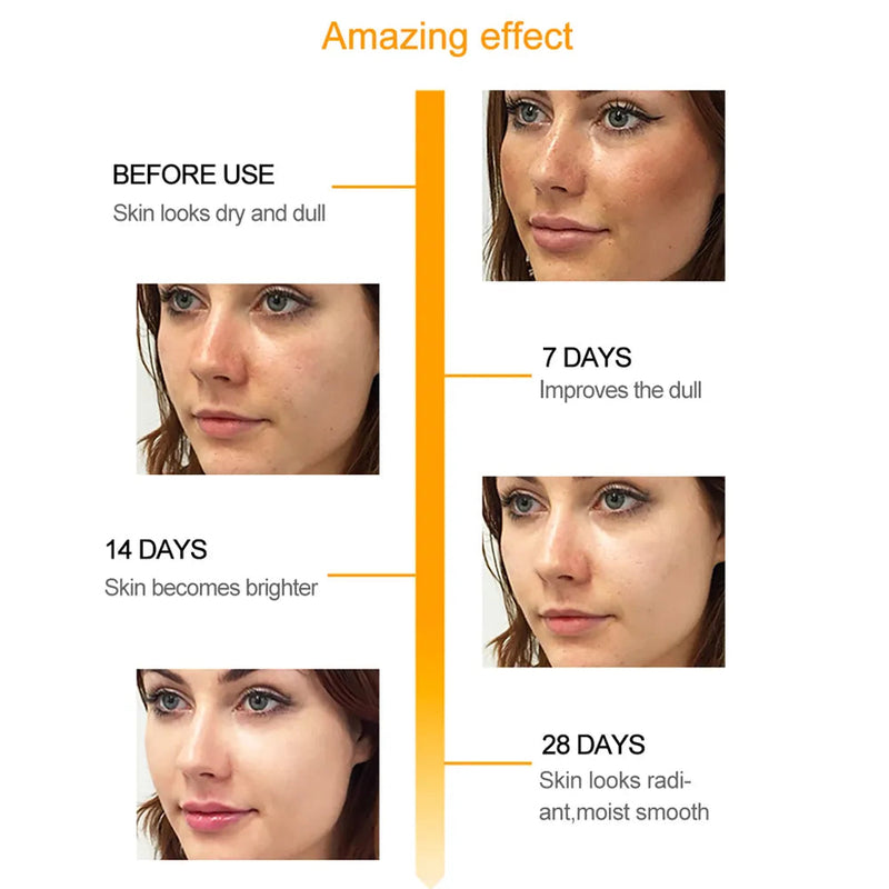 Skincare Products Vitamin C Facial Serum Brighten Skin Lighten Spots Hyaluronic Acid Face Essence Skin Care Products 30ml-Health Wisdom™