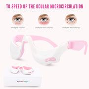 Smart 3D Eye Massager Hot Compress Electric Eyes Care Portable Vibration Eyes Massage Glasses Fatigue Anti Wrinkles Dark Circles-Health Wisdom™