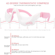 Smart 3D Eye Massager Hot Compress Electric Eyes Care Portable Vibration Eyes Massage Glasses Fatigue Anti Wrinkles Dark Circles-Health Wisdom™