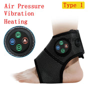 Smart Electric Ankle Massager Pressotherapy Air Pressure Foot Brace Heating Vibration Physiotherapy Pain Relief Pressotherapy-Health Wisdom™