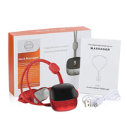 Smart TENS EMS Pulse Neck Massager Necklace Microcurrent Cervical Shoulder Spine Heating Kneading Low Frequency Magnetic Therapy-Health Wisdom™