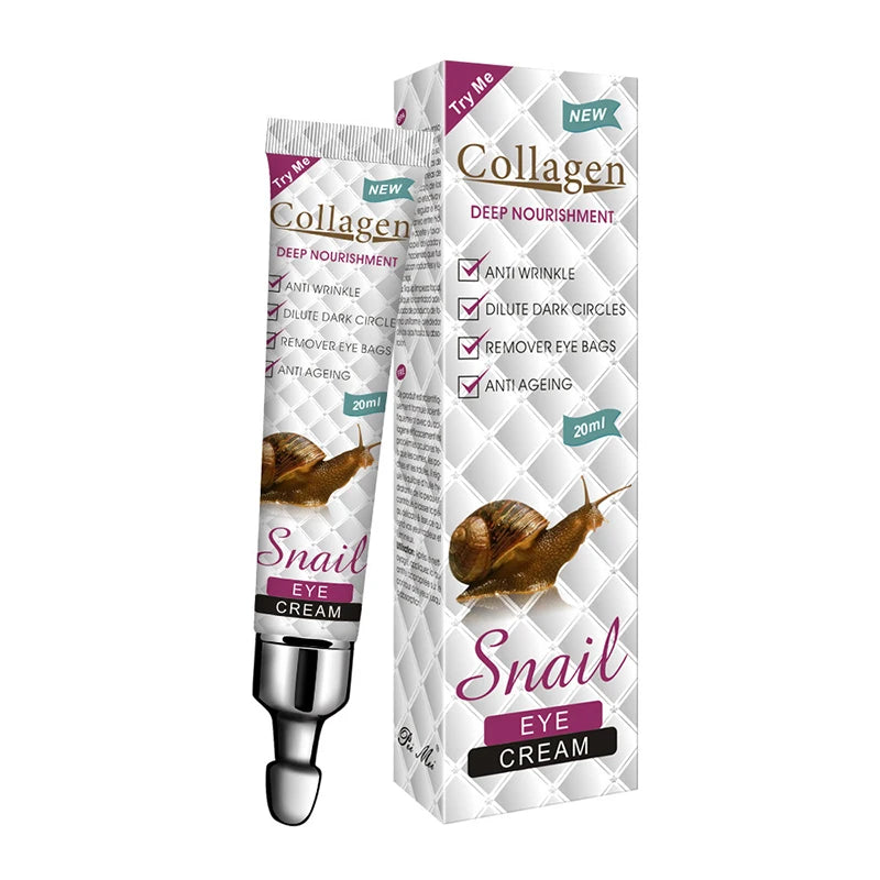 Snail Collagen Eye Cream Anti-wrinkle Moisturizing Anti Dark Circles Remove Eye Bags skincare Eyes Creams Skin Care for Eyes-Health Wisdom™