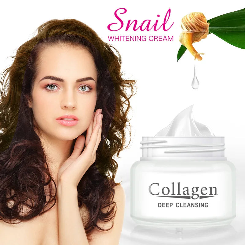 Snail Collagen Whitening Face Cream Moisturizing Face Skincare Creams Anti-aging Anti Acne Anti-wrinkle Facial Cream Skin Care-Health Wisdom™