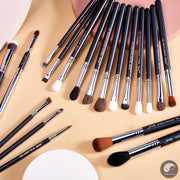 T131 set 19 pcs Makeup Brushes Set Cosmetic tools Beauty Make up Brush Eyeliner Concealer Lip Pencil Black-Health Wisdom™