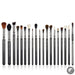 T131 set 19 pcs Makeup Brushes Set Cosmetic tools Beauty Make up Brush Eyeliner Concealer Lip Pencil Black-Health Wisdom™