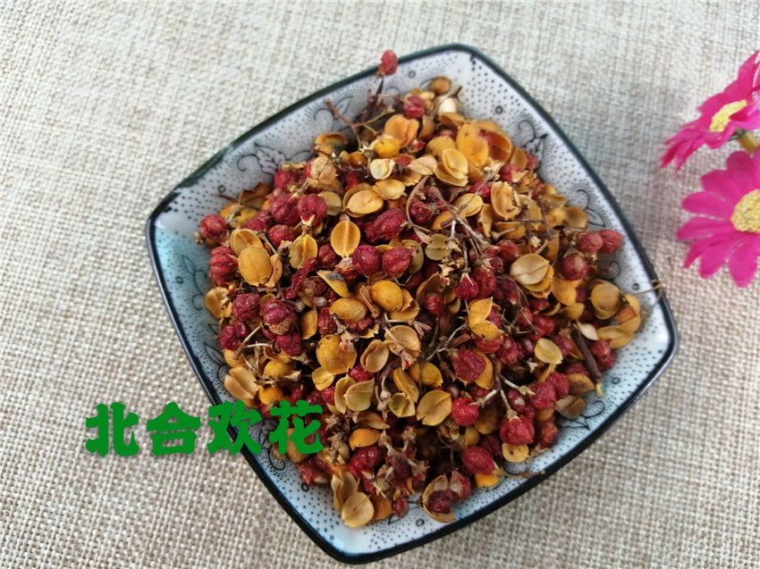 TCM Herbs Powder Bei He Huan Hua 北合欢花, Flos Albizziae, Albizia Flower-Health Wisdom™