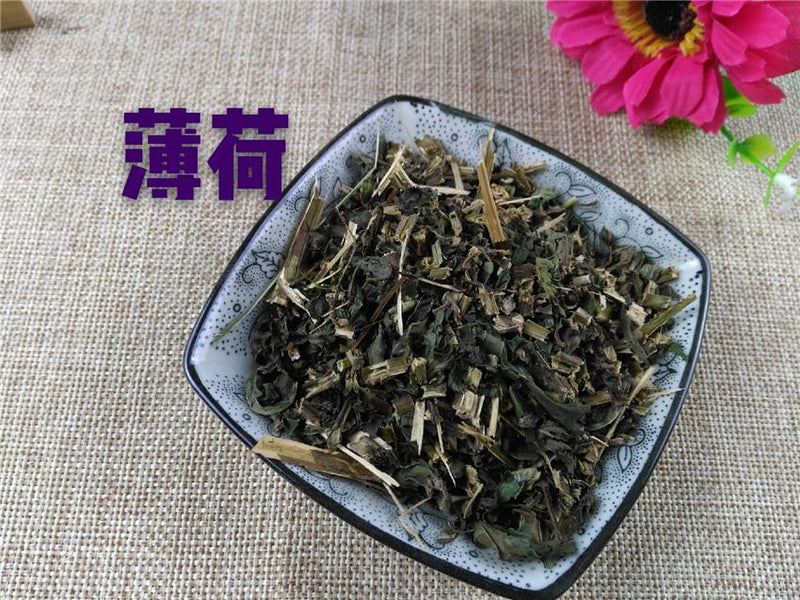 TCM Herbs Powder Bo He 薄荷, Herba Menthae, Peppermint, Mint Herb-Health Wisdom™