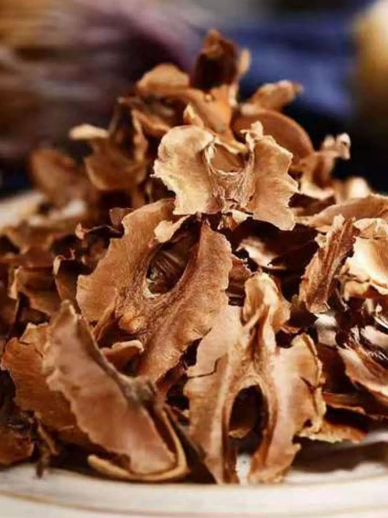 TCM Herbs Powder Fen Xin Mu 分心木, Seminis Juglantis Septum, Hu Tao Jia, Hu Tao Yi, Hu Tao Ge-Health Wisdom™