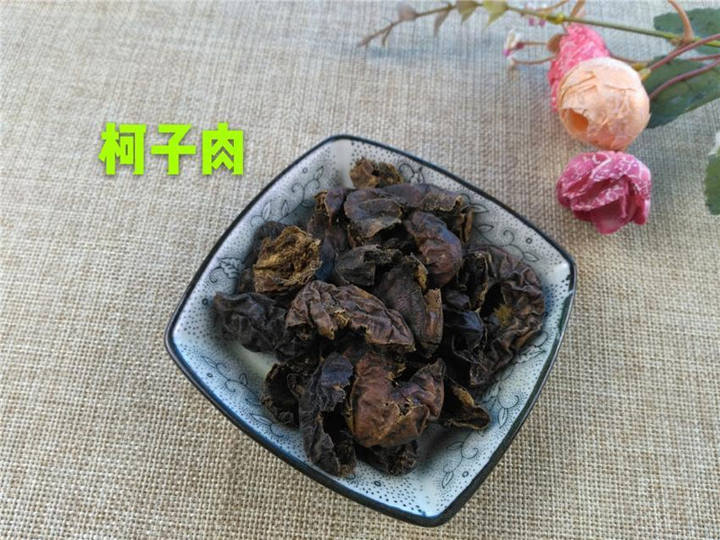 TCM Herbs Powder He Zi Rou 訶子肉, Fructus Chebulae, Medicine Terminalia Fruit Meat-Health Wisdom™