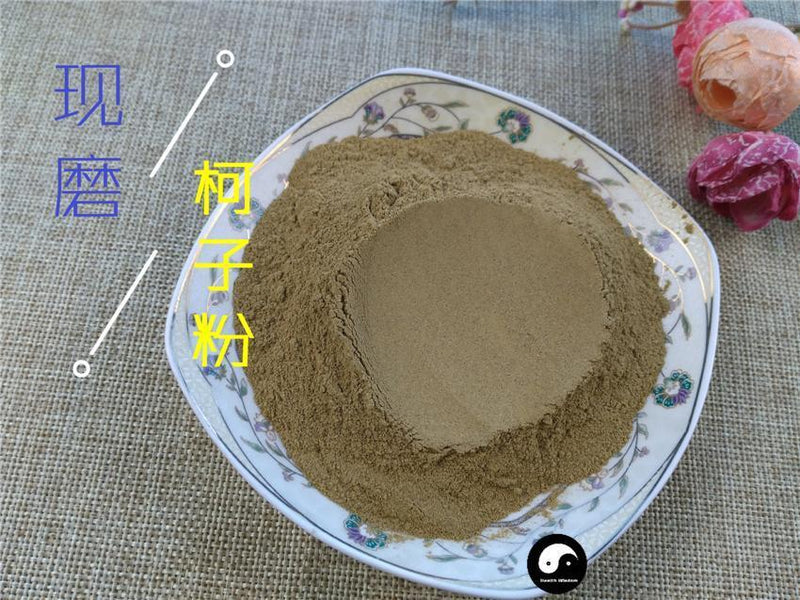 TCM Herbs Powder He Zi Rou 訶子肉, Fructus Chebulae, Medicine Terminalia Fruit Meat-Health Wisdom™