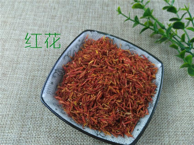 TCM Herbs Powder Hong Hua 紅花, Flos Carthami, Safflower, Carthamus Tinctorius-Health Wisdom™