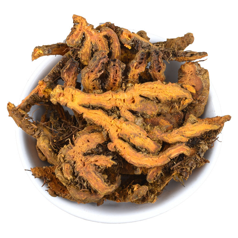 TCM Herbs Powder Huang Lian 黄连, Rhizoma Coptidis, Chinese Goldthread Rhizome-Health Wisdom™