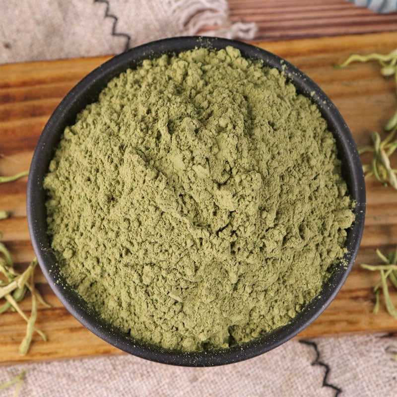 TCM Herbs Powder Jin Yin Hua 金銀花, Flos Lonicera Japonica, Honeysuckle Flower-Health Wisdom™