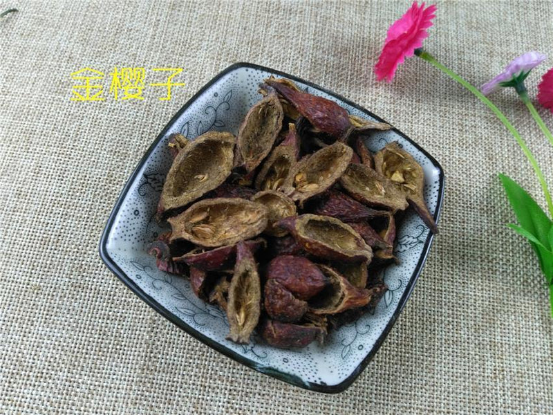 TCM Herbs Powder Jin Ying Zi 金櫻子, Fructus Rosae Laevigatae, Cherokee Rose Fruit-Health Wisdom™