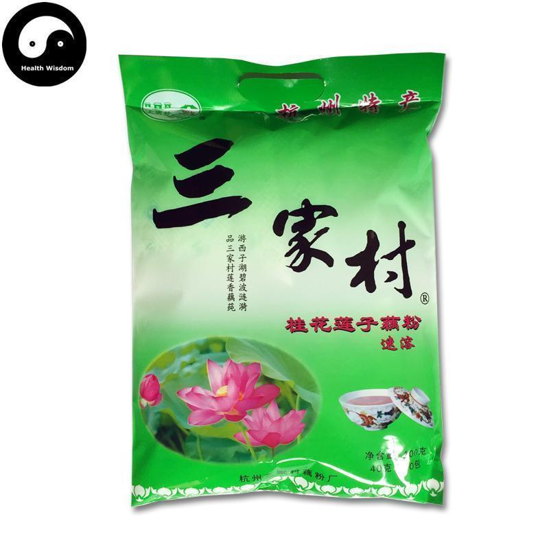 TCM Herbs Powder Lotus Root Starch Ou Fen 藕粉, Chinese Lotus Roots Powder Mix Osmanthus Lotus Seeds-Health Wisdom™