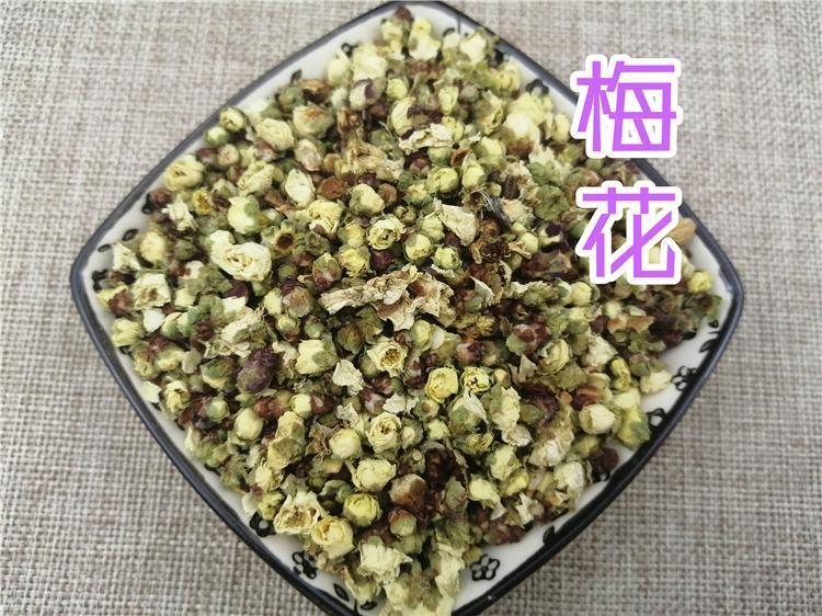 TCM Herbs Powder Lv E Mei Hua 绿萼梅花, Mume Flower, Flos Armeniaca Mume, Bai Mei Hua-Health Wisdom™