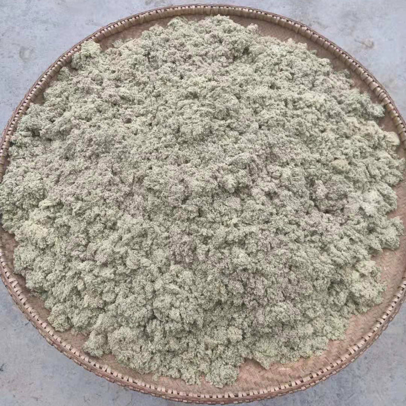 TCM Herbs Powder Shu Qu Cao 鼠曲草, Herba Gnaphalii Hypoleuci, Cudweed, Qing Ming Cai, Tian Ai, Chinese Food Qing Tuan 青团-Health Wisdom™