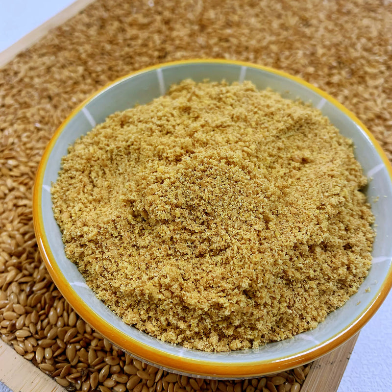 TCM Herbs Powder Spice Hu Ma Zi Fen 胡麻子粉, Ya Ma Zi 亚麻子, Semen Lini, Sesamum Indicum Powder-Health Wisdom™