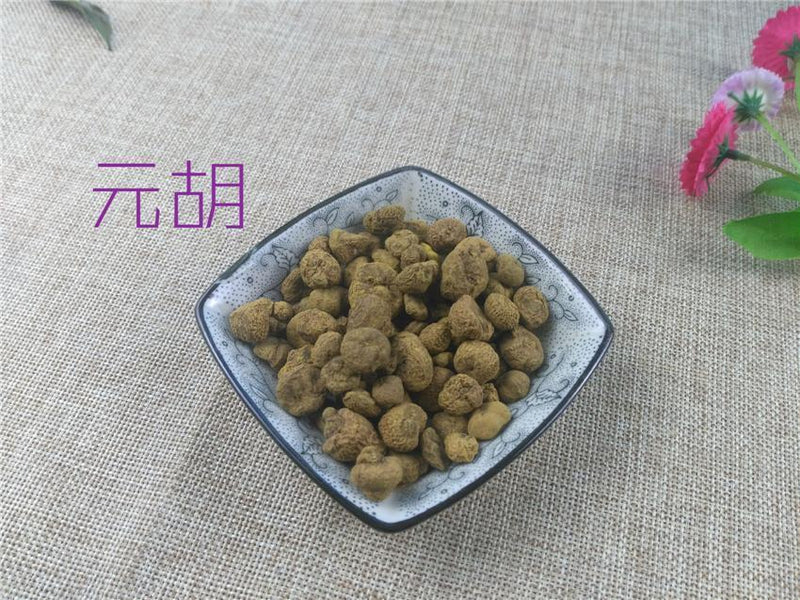 TCM Herbs Powder Yan Hu Suo 延胡索, Rhizoma Corydalis, Yuan Hu, Xuan Hu Suo-Health Wisdom™