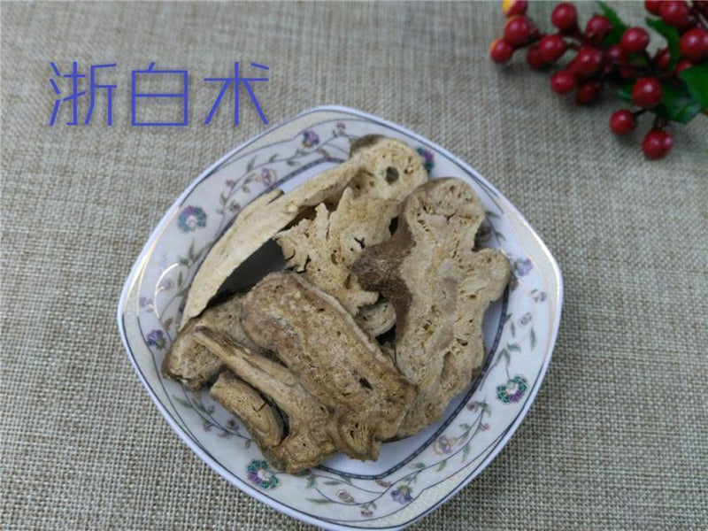 TCM Herbs Powder Zhe Bai Zhu 白術, Rhizoma Atractylodis Macrocephalae, Largehead Atractylodes Rhizome-Health Wisdom™
