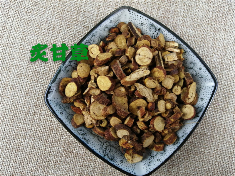 TCM Herbs Powder Zhi Gan Cao 炙甘草, Radix Glycyrrhizae, Liquoric Root, Glycyrrhiza Uralensis-Health Wisdom™