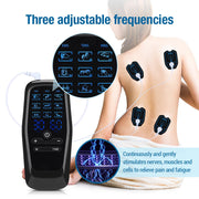 Tens Muscle Electrostimulator Massager Machine Dual Low Frequency Pulse Pulse Patch Relaxation Treatment 9 Mode Physiotherapy-Health Wisdom™
