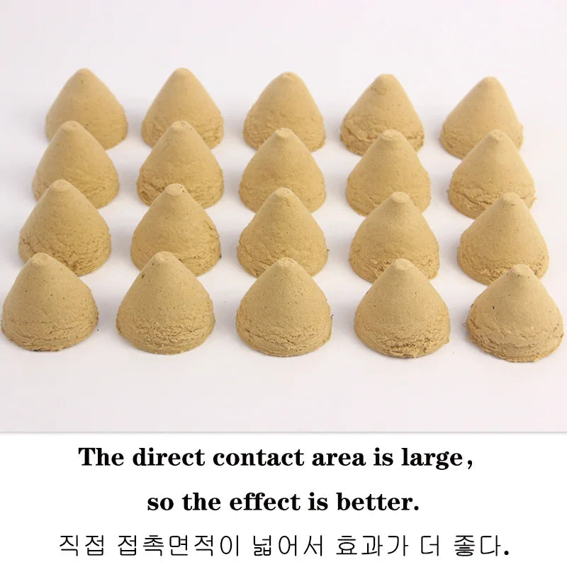 20Pcs Tower Moxibustion Sticks Jade Massage Moxa stick Moxas Therapy Acupuncture Body Massager Warm Uterus Health-Health Wisdom™