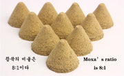 20Pcs Tower Moxibustion Sticks Jade Massage Moxa stick Moxas Therapy Acupuncture Body Massager Warm Uterus Health-Health Wisdom™