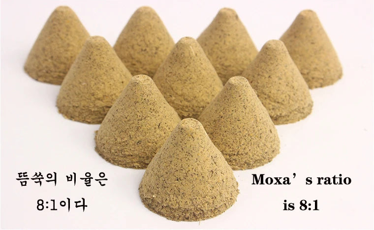 20Pcs Tower Moxibustion Sticks Jade Massage Moxa stick Moxas Therapy Acupuncture Body Massager Warm Uterus Health-Health Wisdom™