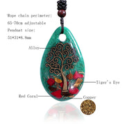 Tree Of Life Energy Necklace Orgone Healing Quartz Luminous Pendant Spiritual Orgonite Yoga Reiki Chakra Necklace-Health Wisdom™